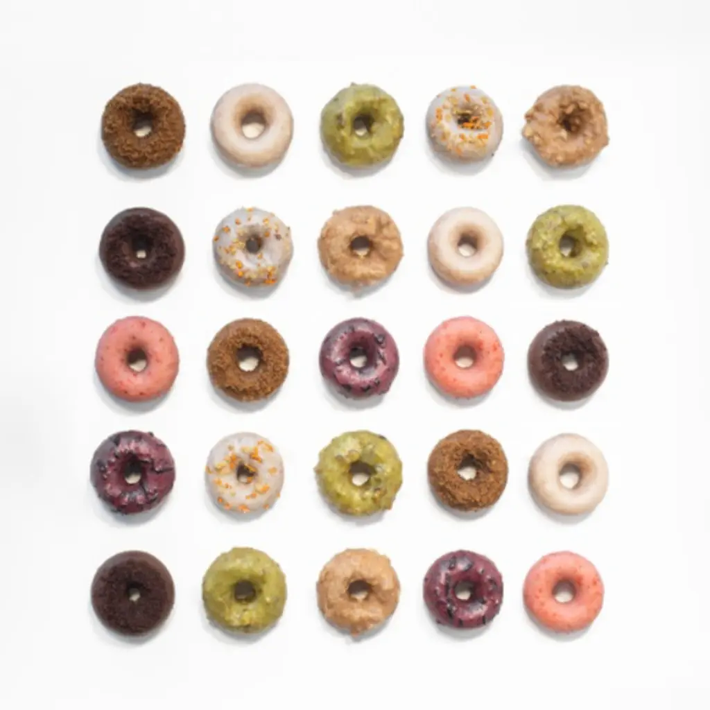 Mini Cake Donut Box 20 Pieces